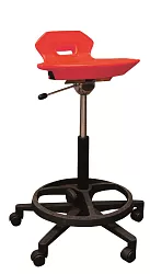 Židle DIAMOND barová stolička - v. 35 až 46 cm - Limetková