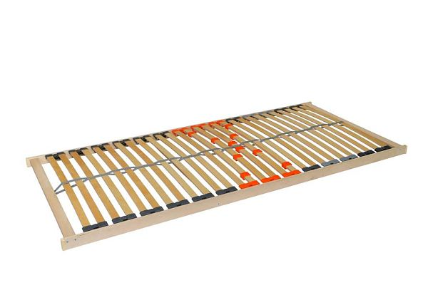 Rošt pevný lamelový s 28 lamelami Double Klasik -80x200