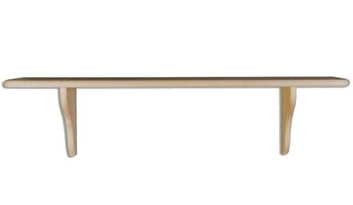 Police 100x20x25cm - Borovice