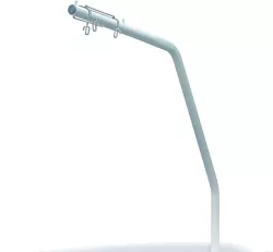 Držiak na infúzie lakovaný, 3 háčiky