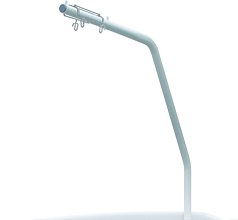 Držiak na infúzie lakovaný, 3 háčiky