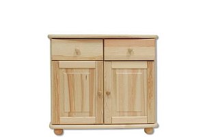 Komoda kombinovaná z masivní borovice 85x42x76cm - Borovice