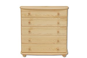 Komoda zásuvková z masívnej borovice 85x42x92cm - Borovica