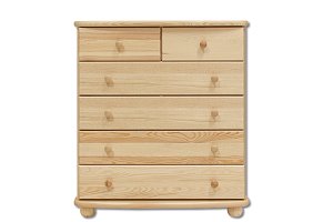 Komoda zásuvková z masívnej borovice 85x42x92cm - Borovica