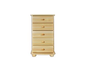 Komoda zásuvková z masivní borovice 45x42x92cm - Borovice