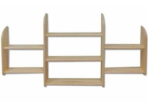 Police 150x19x69cm - Borovice