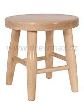 Dřevěný taburet v.31cm - Buk
