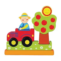 Drevené magnetické puzzle - Farma - POSLEDNÉ KUSY