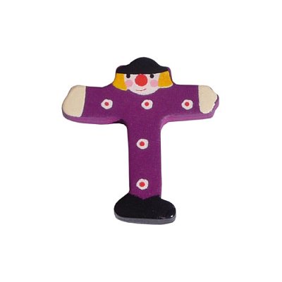 Drevené písmenko T (3,6 cm)