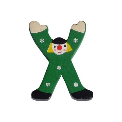 Drevené písmenko X (3,6 cm)