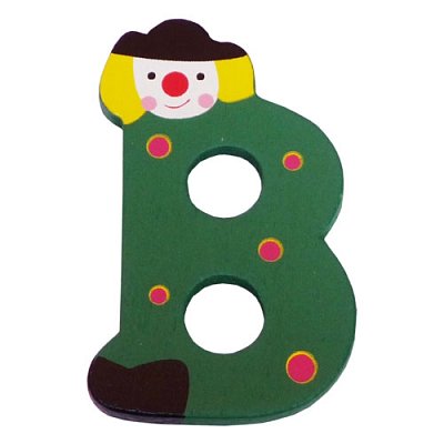 Drevené písmenko B (7,2 cm)