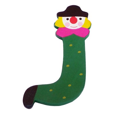Drevené písmenko J (7,2 cm)