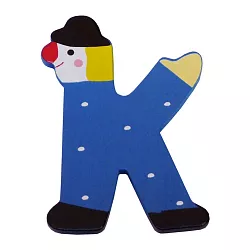 Drevené písmenko K (7,2 cm)