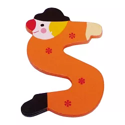 Drevené písmenko S (7,2 cm)