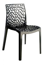 Plastová stolička - GRUVYER-p - Antracite