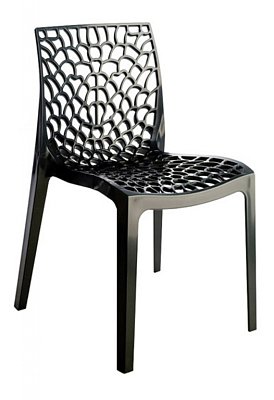 Plastová stolička - GRUVYER-p - Antracite