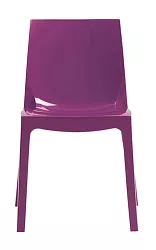 Plastová židle ICE - Lesk melanzana - POSLEDNÍ KUS