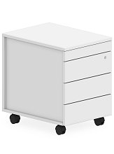 Mobilný kontajner bezúchytkový 43x58x59, 5cm - Biela