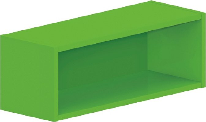 Závesná polica 70x25x25cm - Brillint white