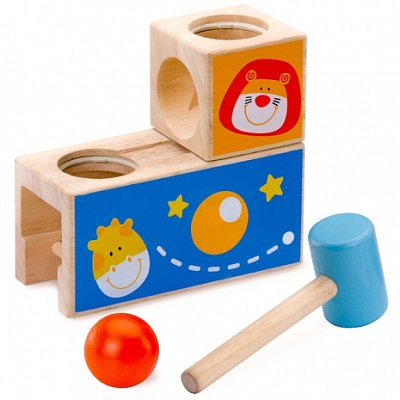 Drevená zatĺkacia hračka 4357 pre najmenších - POSLEDNÉ KUSY