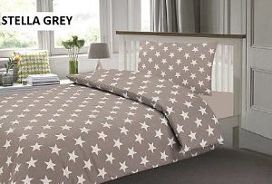 Bavlněné povlečení 140x200 + 70x90 - STELLA GREY - POSLEDNÍ KUSY