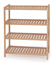 Dřevěný botník 53x26x65cm - Přírodní