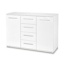Komoda 116x40x82cm - Biela