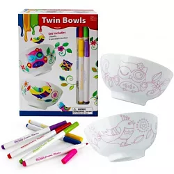 Farebné raňajkové misy (2 kusy)