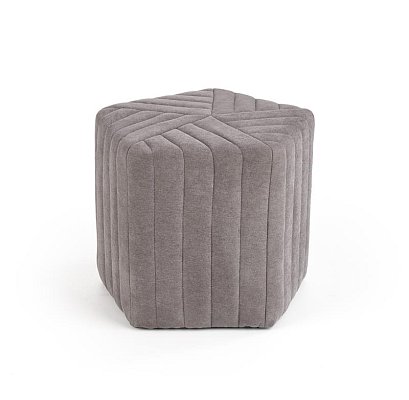 Taburet 45x45x40cm - Šedá