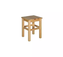 Dřevěná stolička v.45cm - Šedá