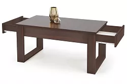 Konferenčný stolík so zásuvkami 110x60x52cm - Orech