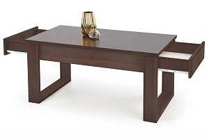 Konferenčný stolík so zásuvkami 110x60x52cm - Orech