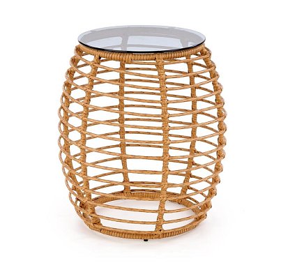 Záhradný stolík 48x56cm - Prírodný