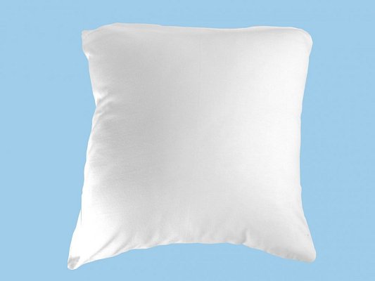 Dekoračná obliečka na vankúšiky jersey 40x40cm - Biela