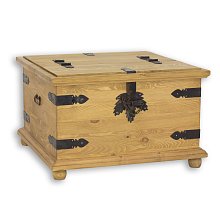 Truhla z masívnej borovice 75x48x75 cm - Rustikal