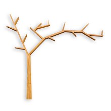 Police z masivní borovice levá 242x220x15cm - Rustikal 