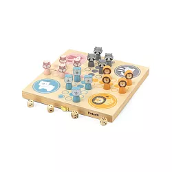 Drevená dosková hra - Človeče nehnevaj sa/had