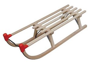 Sánky drevené z borovicového dreva dl.80cm
