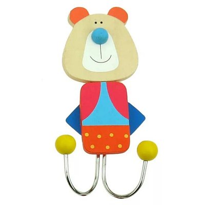 Drevený detský vešiak - Lienka