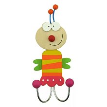 Drevený detský vešiak - Lienka