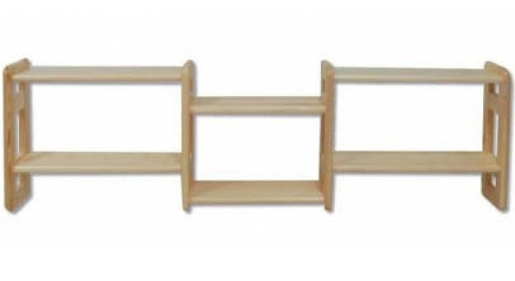 Police s voliteľnou šírkou v.44xhl.19cm - Borovica