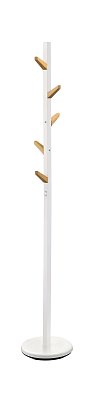 Stojanový věšák 28x177cm - Bílá - Přírodní