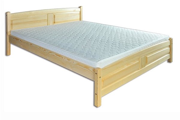 Posteľ z masívnej borovice, dvojlôžko 140x200cm - Borovica