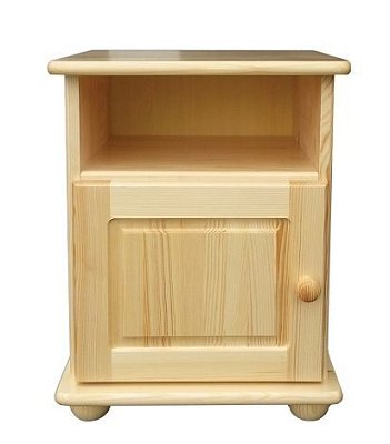 Nočný stolík z masívnej borovice 42x35x55cm - Borovica
