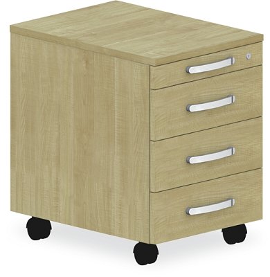 Mobilný kontajner 43x58x59, 5cm - Biela