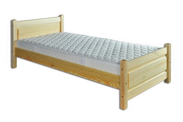 Posteľ z masívnej borovice, jednolôžko 80x200cm - Borovica