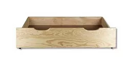 Úložný prostor pod postel z masivní borovice 97x69x22cm - Šedá