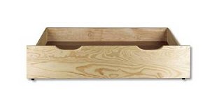 Úložný priestor pod posteľ z masívnej borovice 97x69x22cm - Borovica