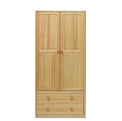 Skriňa dverová z masívnej borovice 84x45x180cm - Borovica