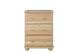 Komoda zásuvková z masívnej borovice 55x47x78cm - Borovica